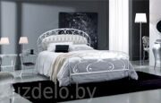 Кованая кровать с мягким изголовьем-17  цена 1600 у.е.